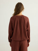 Kaya Drawstring Pants - Terracotta - Sumiye Co