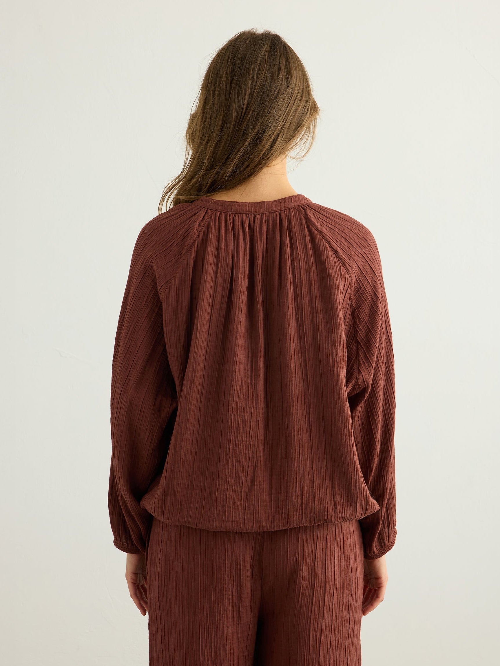 Kaya Drawstring Pants - Terracotta - Sumiye Co