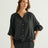 Kaya Buttoned Blouse - Charcoal - Sumiye Co