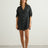 Kaya Oversized Shirt Dress - Charcoal - Sumiye Co