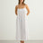 Kaya Smocked Maxi Dress - White - Sumiye Co