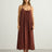 Kaya Tie Strap Maxi Dress - Terracotta - Sumiye Co