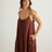 Kaya Tie Strap Maxi Dress - Terracotta - Sumiye Co