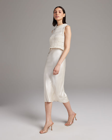 Flammé Knit Crop Top - Sumiye Co