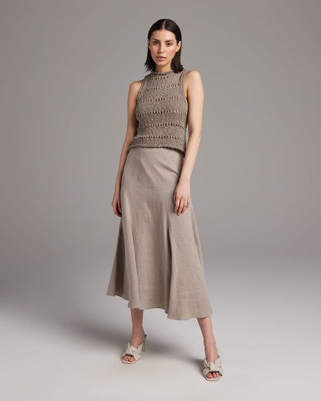 Flammé Knit Crop Top - Sumiye Co