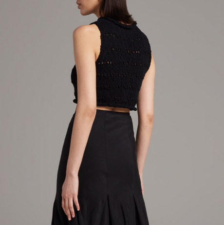 Flammé Knit Crop Top - Sumiye Co