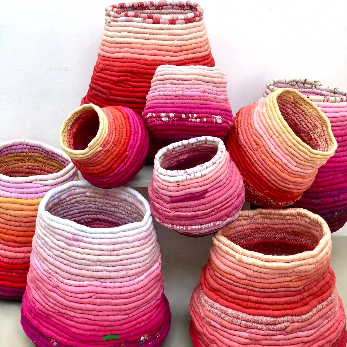 Ngongo Pot - Pink/Red - Sumiye Co