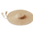 Wide Brim Jute Straw Hat In Natural Beige - Sumiye Co