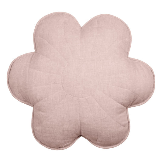 Flower Pillow Linen "Powder Rose" | Kids Room & Nursery Decor