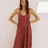 Lucid Flow Maxi Dress - Burgundy - Sumiye Co