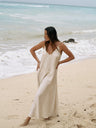 Lucid Flow Maxi Dress - Sand - Sumiye Co
