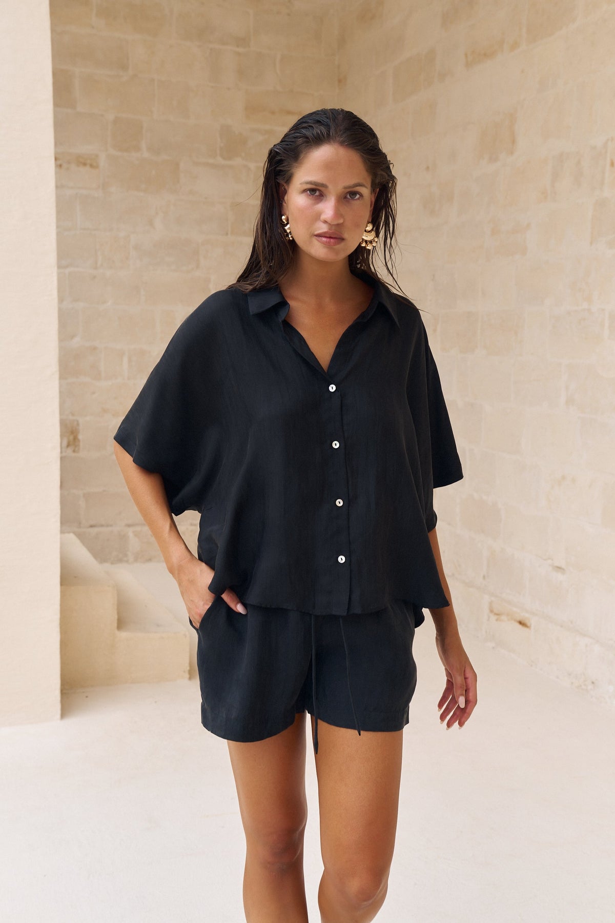 Lucid Flow Shirt - Black