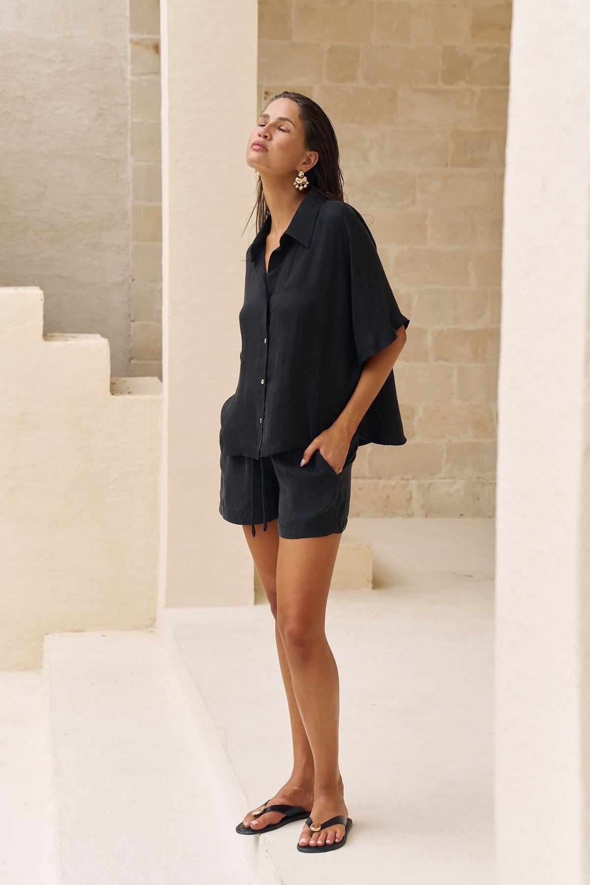 Lucid Flow Shirt - Black