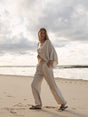 Lucid Flow Tie Pants - Sand - Sumiye Co