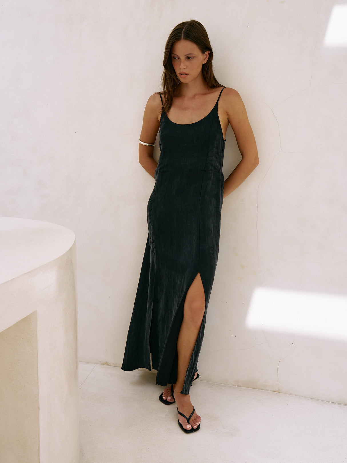 Lucid Midnight Maxi Dress - Black - Sumiye Co
