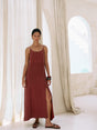 Lucid Midnight Maxi Dress - Burgundy - Sumiye Co