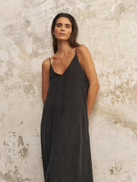 Lucid Flow Maxi Dress - Black - Sumiye Co