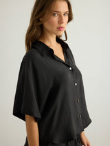 Lucid Flow Shirt - Black - Sumiye Co