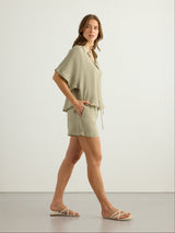 Lucid Flow Shirt - Khaki Green - Sumiye Co