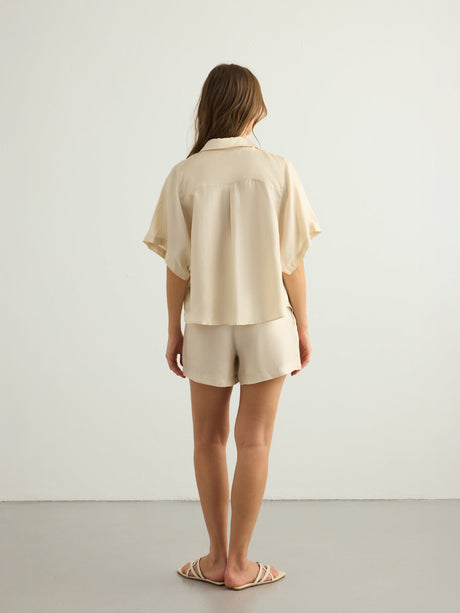 Lucid Flow Shirt - Sand - Sumiye Co