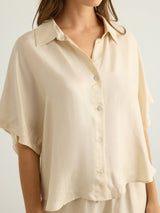 Lucid Flow Shirt - Sand - Sumiye Co