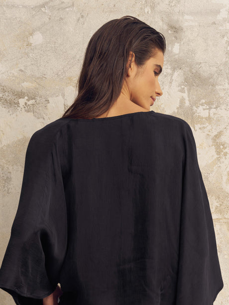 Lucid Knot Top - Black - Sumiye Co