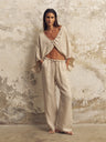Lucid Knot Top - Sand - Sumiye Co