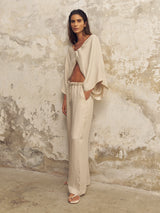 Lucid Knot Top - Sand - Sumiye Co