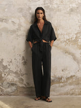 Lucid Tie Shirt - Black