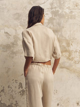 Lucid Flow Tie Pants - Sand
