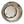 Speckled ceramic plate on a white background