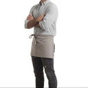 Waist Apron for Women and Men - Short Apron With 3 Pockets-9