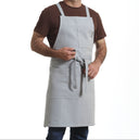 Crossback Apron with Pockets, Gardening Apron and Serving Aprons-1