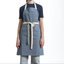 Bib Apron with Pockets, Cotton Apron for Women and Men-1