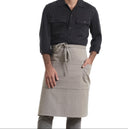 Bistro Apron with Pockets, Cotton Apron for Kitchen & Restaurant-0