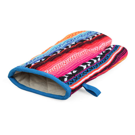 Multi Arrow Oven Mitts &  Pot Holder/Set Of 2  (Set of 2) - Sumiye Co