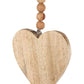 Wooden Charms | Handmade Heart - 11 in (Set of 3)