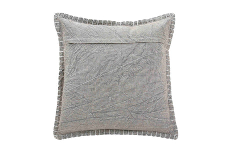 Stone Washed Throw Pillow, Grey - 21x21 Inch by The Artisen - Sumiye Co