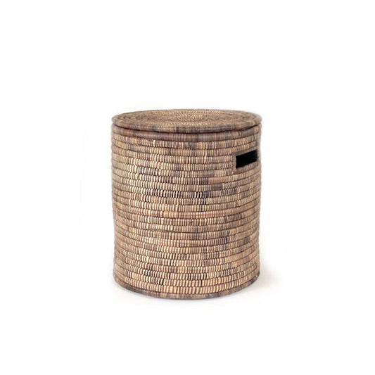 Brown Malawi Basket - Small 15" x 13.5" | People Of The Sun
