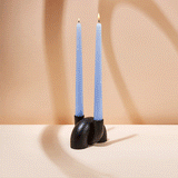 Macaroni 2-in-1 Candleholder - Tapers & Tealights - Black by 54Celsius - Sumiye Co
