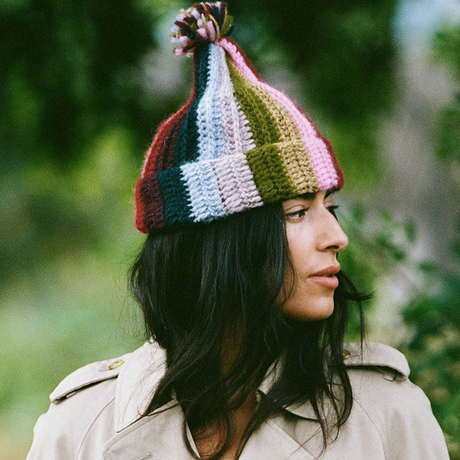 Alpaca Beanie - Rainbow - Sumiye Co