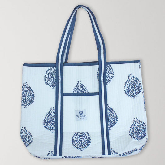 Cotton Quilted Tote Bag-2