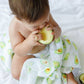ORGANIC SWADDLE SET - FIRST FOODS (Avocado + Carrot)-1