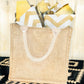 Gift & Market Tote Bag (Lined) | Nature (16”H x 15”W x 9"D)