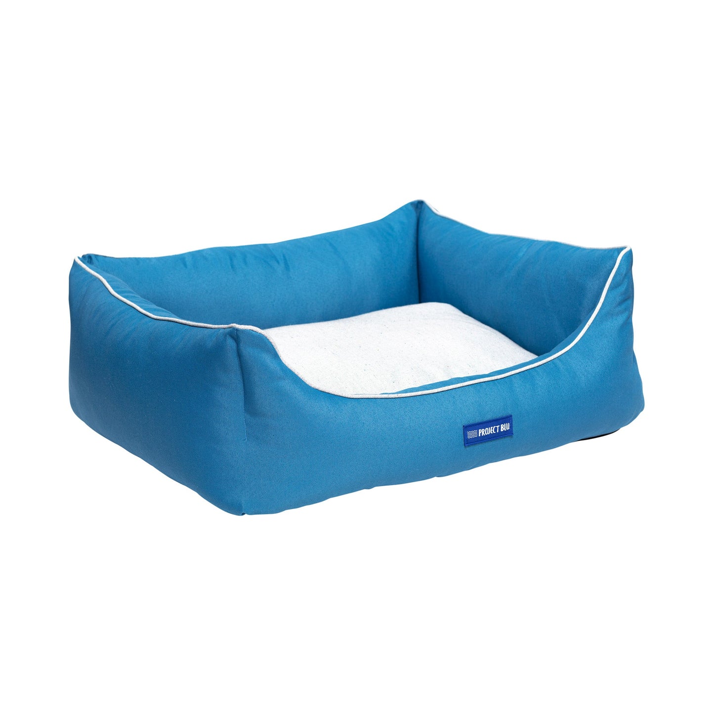 Marlin Eco-Fabric Bolster Dog Bed-1