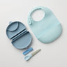 Sili Mini Go: Silicone Travel Meal Set - Blue Banana - Sumiye Co