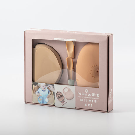 Sili Mini Go: Silicone Travel Meal Set - Golden Boost - Sumiye Co
