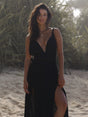 Muse Braided Straps Dress - Black - Sumiye Co
