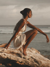 Muse Braided Straps Dress - Natural - Sumiye Co