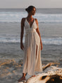 Muse Braided Straps Dress - Natural - Sumiye Co